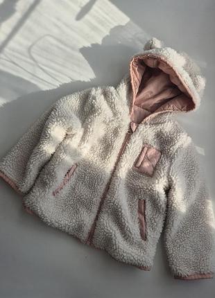 Курточка на девочку тедди, шерпа