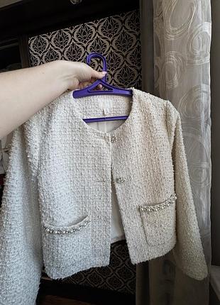 Твідовий жакет  h&m