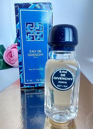 Eau de givenchy миниатюра 4 мл оригинал