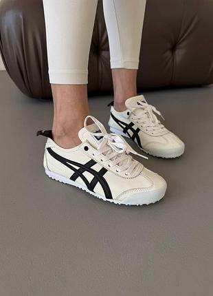 Asics onitsuka tiger mexico white black