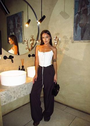 Брюки палаццо 8