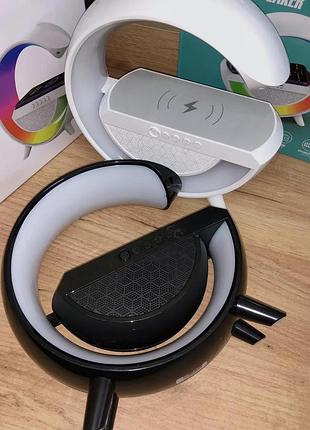 Розумний світильник/нічник з бездротовою зарядкою для телефону/bluetooth-колонка