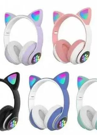 Бездротові навушники з котячими вушками cat vzv-23m
