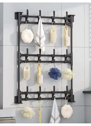 Вішалка настінна 3 рівня, настінне кріплення, xl-1611