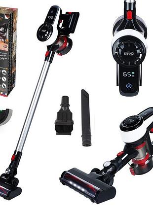 Вертикальний пилосос акумуляторний adler ad 7048 350вт для сухого прибирання без мішка