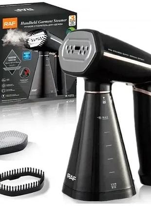 Відпарювач із двома насадками для одягу на 1600 вт raf r.1272 чорний