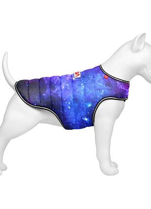 Куртка-накидка для собак waudog clothes, малюнок "nasa21", l, а 41 см, b 58-70 см, с 42-52 см