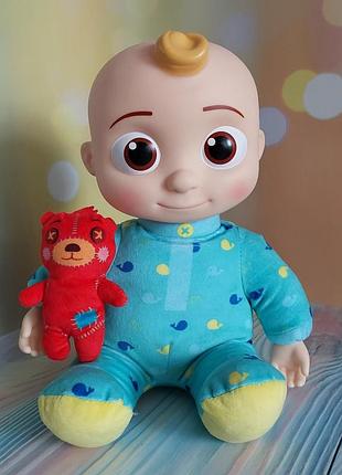 Мягкая игрушка cocomelon roto plush bedtime jj doll джей со звуком