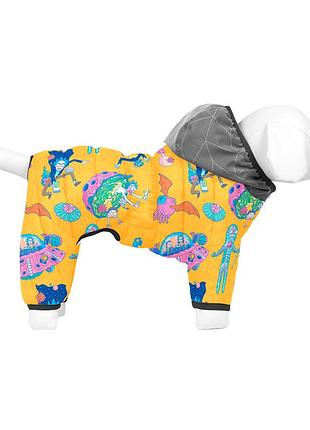 Комбінезон для собак waudog clothes малюнок "рік та морті 3", l50, в 70-74 см, с 47-50 см