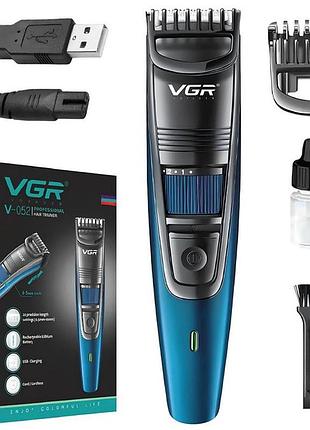 Универсальная аккумуляторная машинка vgr v-053b для стрижки волос, бороды, усов и тела, зарядка от usb