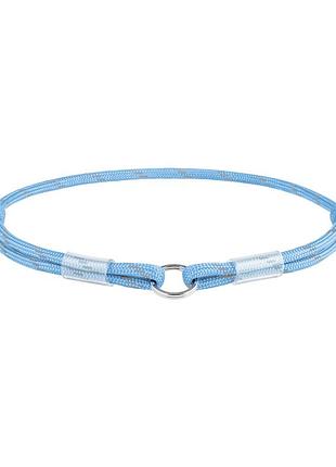 Шнурок для адресника з паракорду waudog smart id, світиться у темряві, світловідбивний, розмір м, діаметр 4 мм, довжина 42-76 см