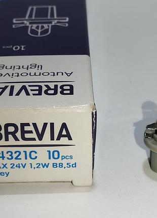 Brevia лампочка приборной панели bax 24v 1,2w bx8.5d