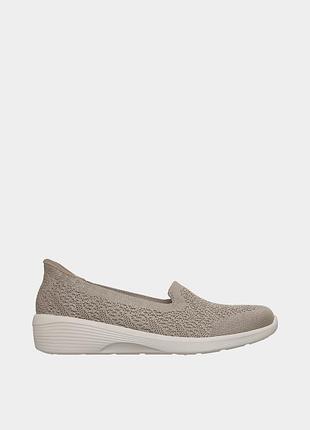Оригінальні жіночі балетки  skechers / бежеві балетки скечерс