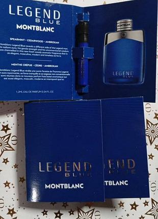 Пробник montblanc legend blue eau de parfum