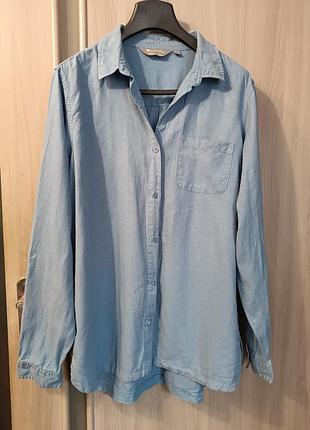 Полая льняная рубашка