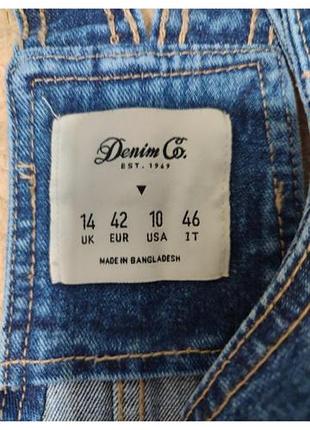 Классный джинсовый сарафан 3