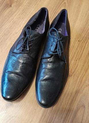 Мужские кожаные туфли 41 размер