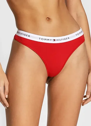Трусы бикини женские tommy hilfiger красные