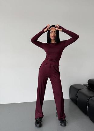 Костюм 641, р.42-46, мікродайвінг, бордо