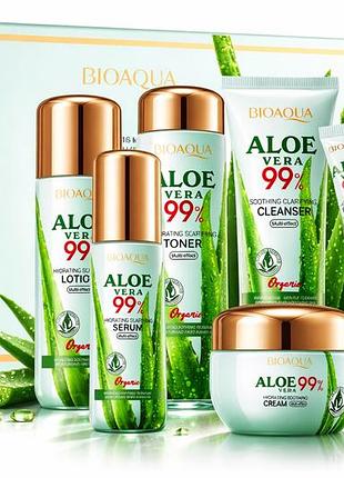 Набір bioaqua aloe vera 99%  6 продуктів