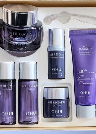 Антивіковий люксовий набір косметики o hui age recovery special set