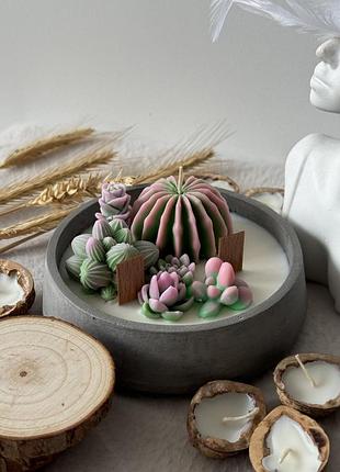 Свічка / декор / подарунковий набір / чайні пакети для ванни / соєва свічка