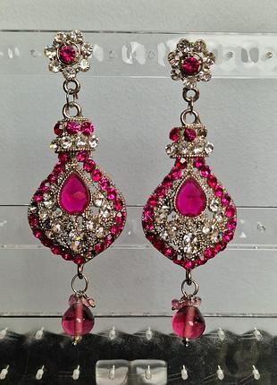 Розкішні вечірні сережки