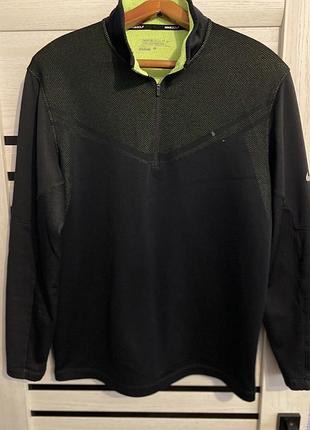 Чоловіча кофта на блискавці nike golf therma-fit hypervis 1/2-zip cover-up