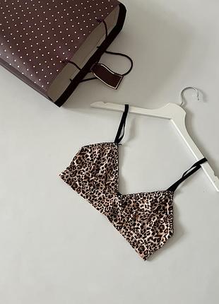 Бюстгальтер бра леопардовий принт