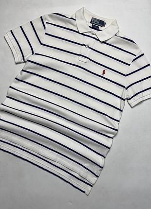 Поло polo ralph lauren в полоску / m розмір