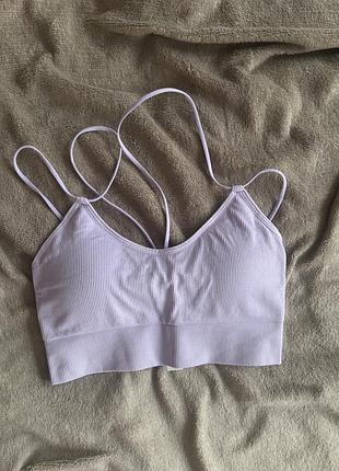 Спортивний домашній топ у рубчик censored xs/s