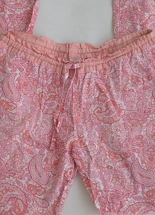 Бавовняні штани для дому піжама