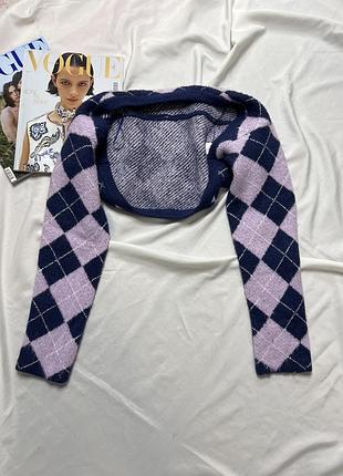 Рукава в ромб