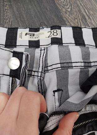 Джинси  в полоску  стреч