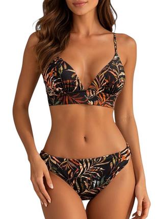 Купальник раздельный женский calzedonia с завязками s пляжный бикини