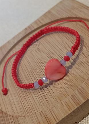 Браслет оберег с перламутром