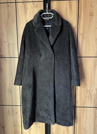 Унісекс max mara roseto - пальто міді з альпаки та вовни