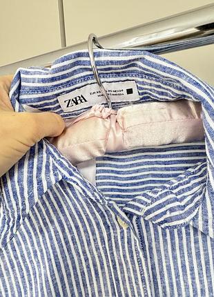 Сорочка zara льон 8