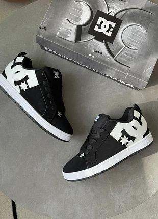 Кросівки dc court graffik black/white