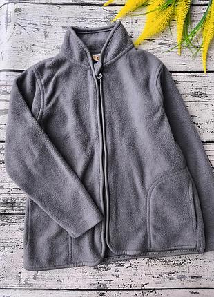 Флісова кофта фліска на хлопчика кофта на замку 110-116