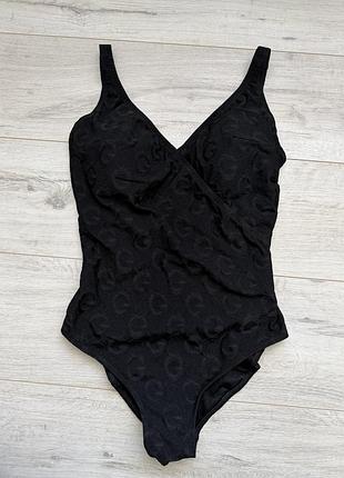 Суцільний жіночий купальник / чорний/ m-l