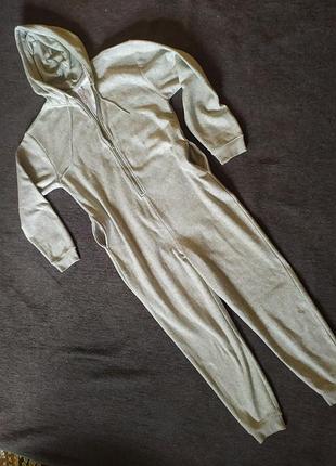 Пижама кигуруми серая м унисекс