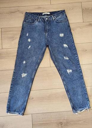 Джинсы прямого кроя, на р.м