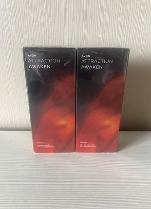 Парфумована вода avon attraction awaken for men 75 ml