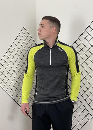 Темно сіра спортивна кофта regatta great outdoors 1/3 zip