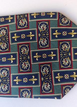 Шелковый галстук королевская лилия