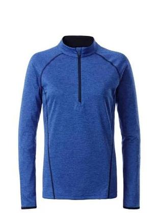 Женская толстовка с воротником на молнии james &amp; nicholson s/8 m/10