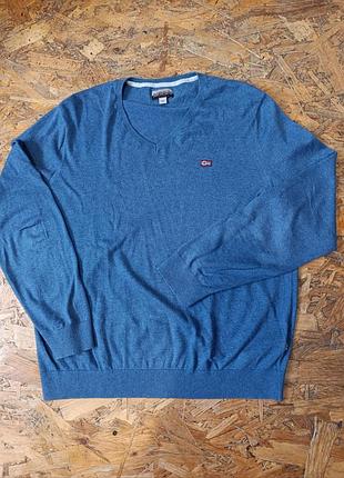 Оригінальний котоновий светер светр napapijri