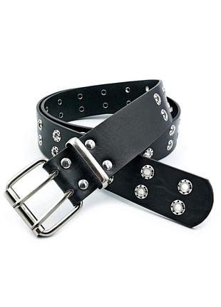 Жіночий ремінь weatro 3,8 х 110 см чорний zhkz-38cm-061