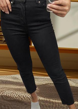 Штаны джинсы zara cotton брюки брюки женские черные